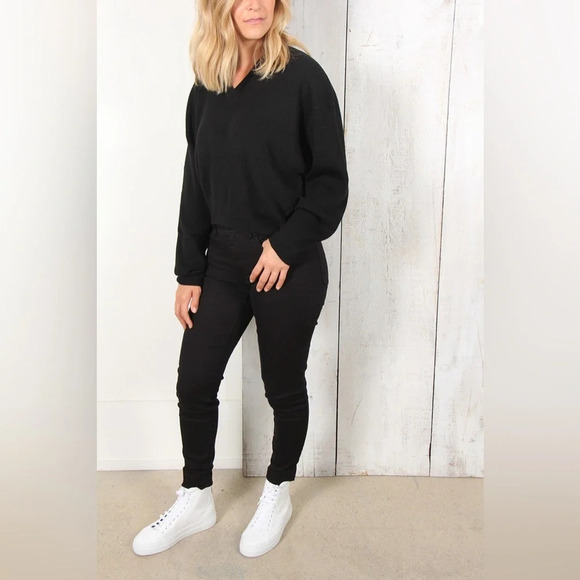 IRO Willy V-Neck Wool Sweater Grey - Picture 3 of 9